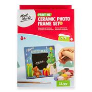 Mont Marte - Paint Me- Ceramic Frame 11pc - Christmas Tree